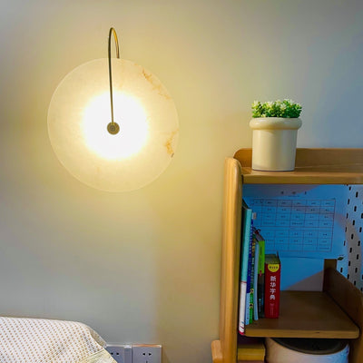 LumiAlbâtre | Natural Alabaster Wall Lamp with LED Technology