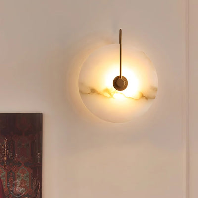 LumiAlbâtre | Natural Alabaster Wall Lamp with LED Technology