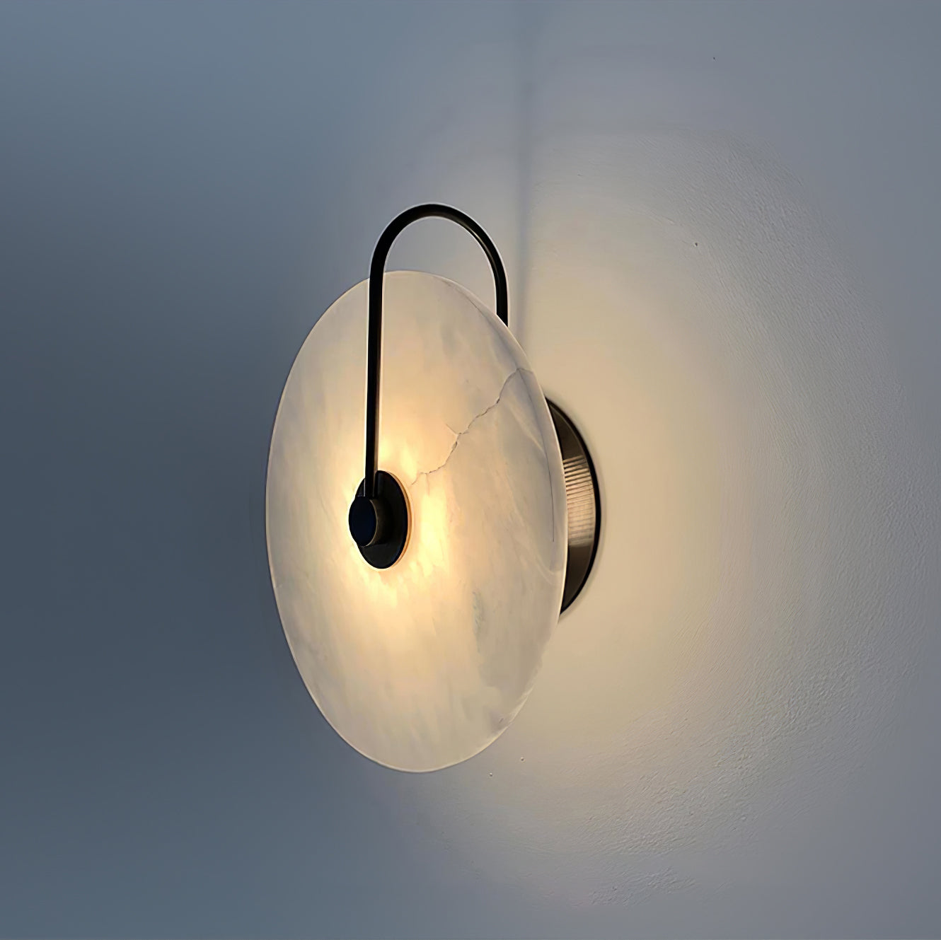 LumiAlbâtre | Natural Alabaster Wall Lamp with LED Technology