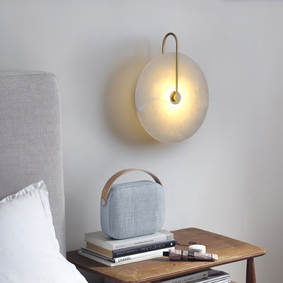LumiAlbâtre | Natural Alabaster Wall Lamp with LED Technology