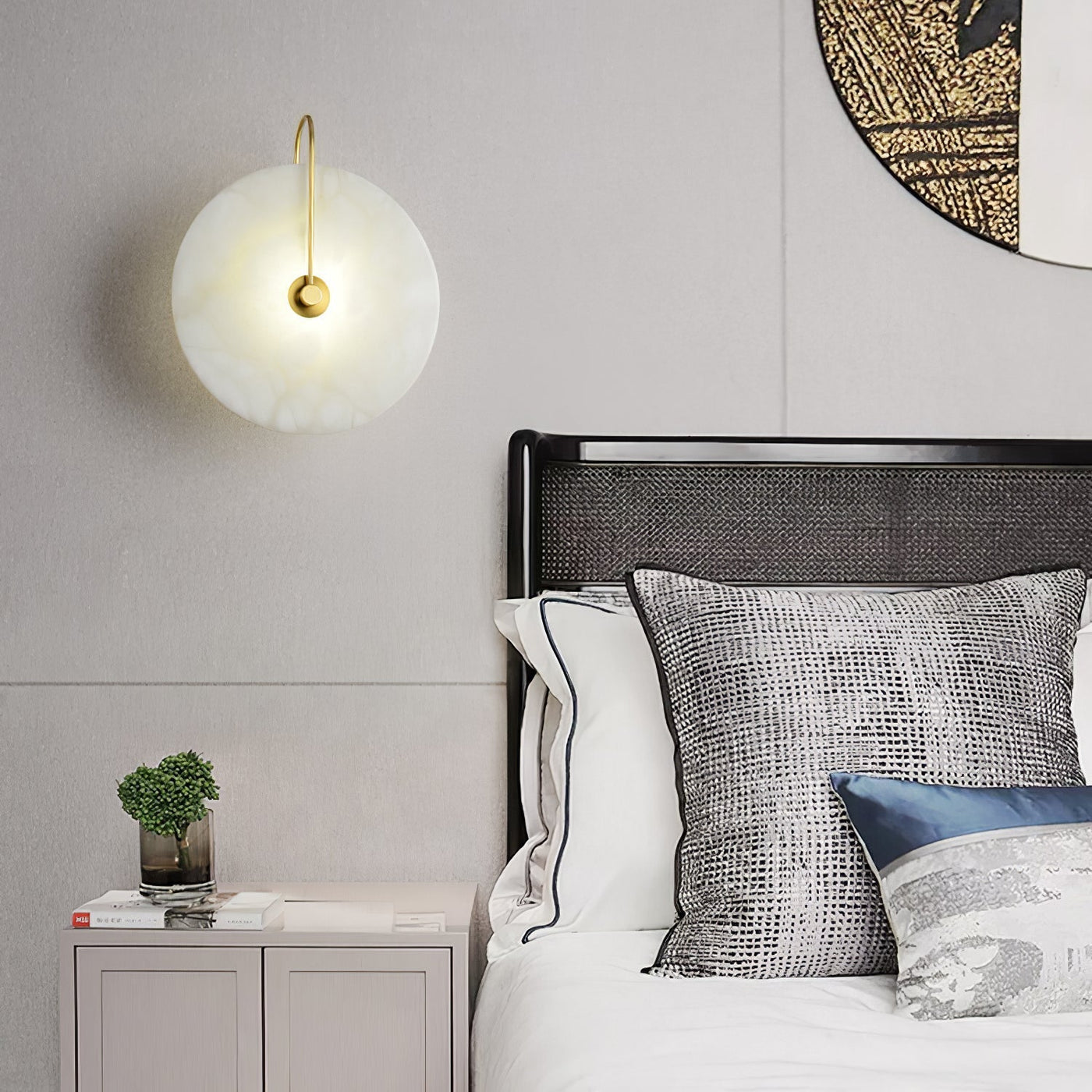 LumiAlbâtre | Natural Alabaster Wall Lamp with LED Technology