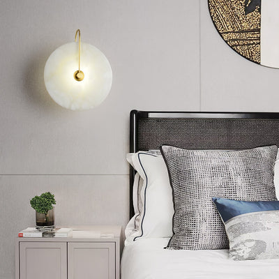 LumiAlbâtre | Natural Alabaster Wall Lamp with LED Technology