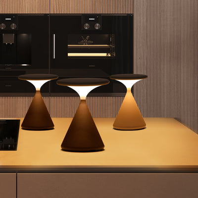 LumiTouch Wireless Table Lamp – Rechargeable LED with Touch Dimmer