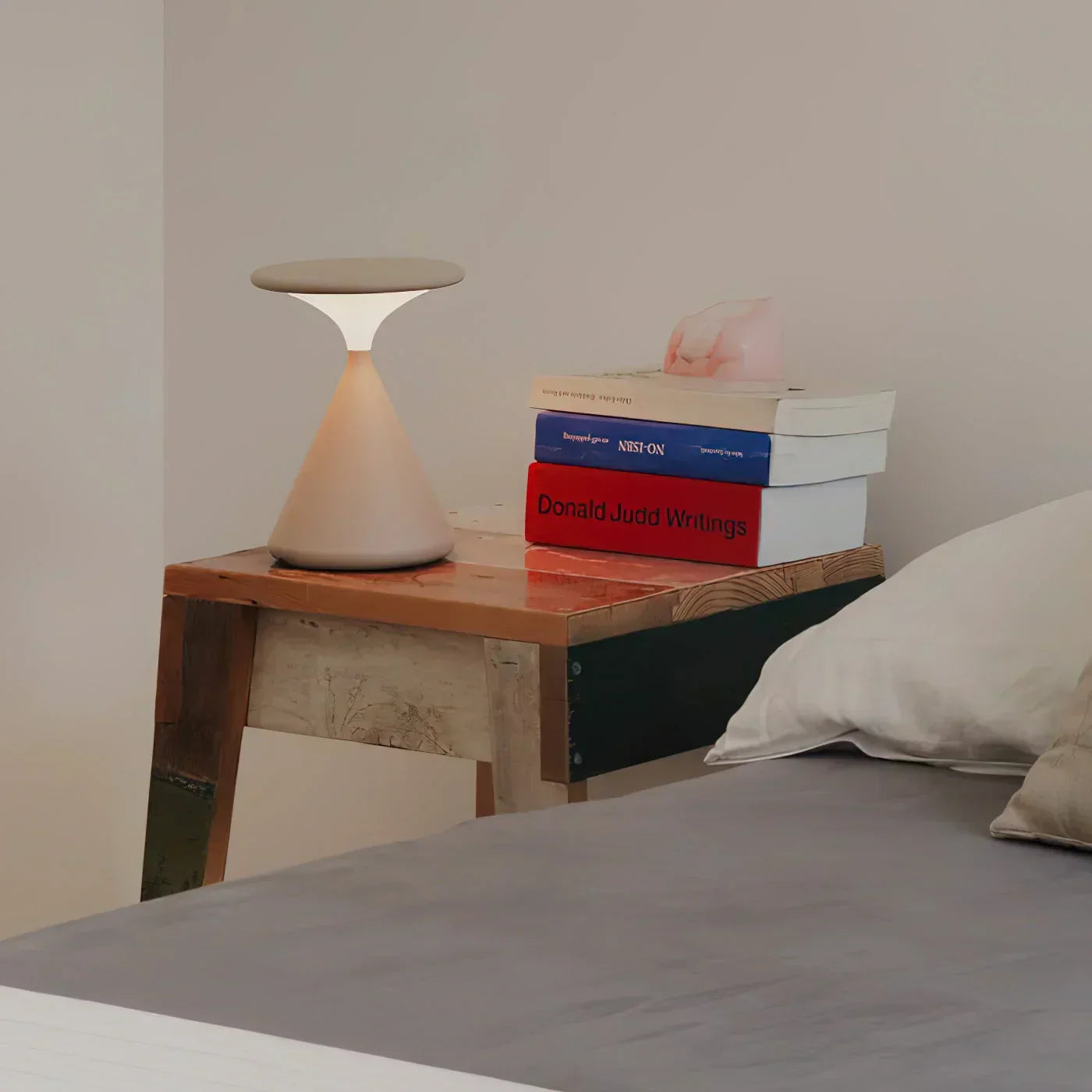 LumiTouch Wireless Table Lamp – Rechargeable LED with Touch Dimmer