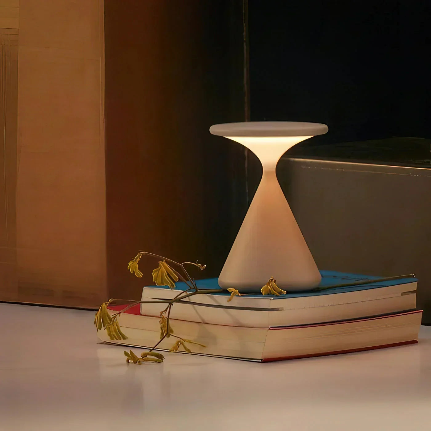 LumiTouch Wireless Table Lamp – Rechargeable LED with Touch Dimmer