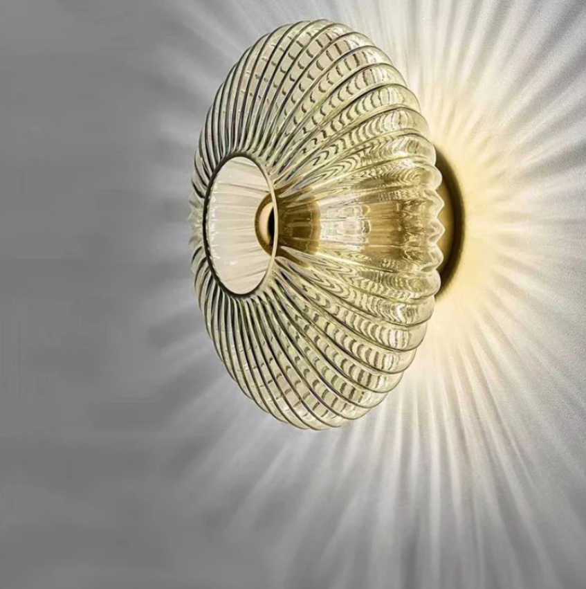 LumiVerre – Elegant Glass Wall Sconce for Warm, Inviting Ambiance