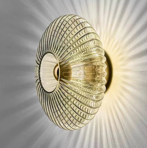 LumiVerre – Elegant Glass Wall Sconce for Warm, Inviting Ambiance