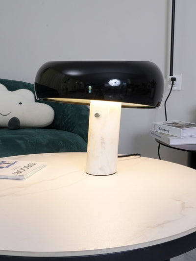 Art Marble Table Lamp – Luxury Italian Carrara Marble & Metal Design