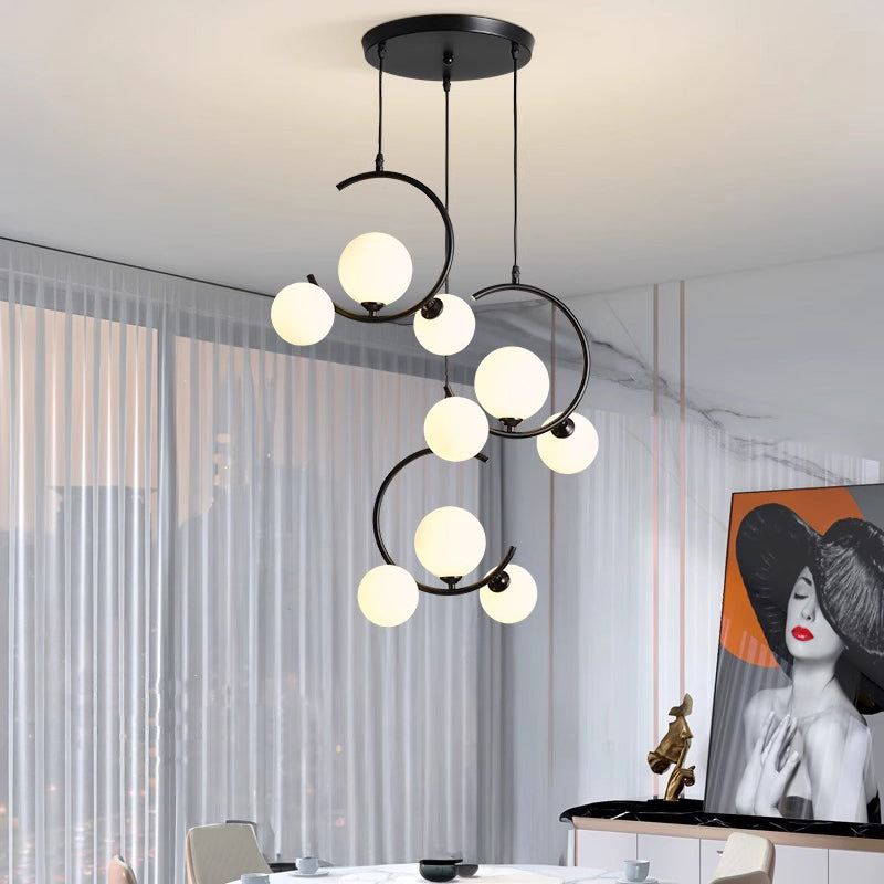 Modern LED Pendant Light – Stylish Hanging Chandelier for Dining & Living Spaces