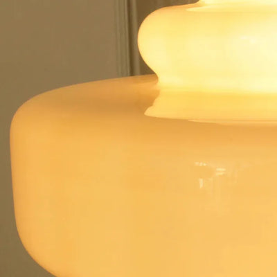 Bauhaus Pumpkin Glass Pendant Light – A Playful Twist on Timeless Elegance