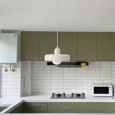 Bauhaus Pendant Light – A Fusion of Stained Glass Artistry & Modern Design