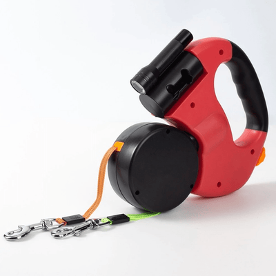 Double Retractable Dog Leash – Ultimate Comfort and Control for Walking Two Dogs