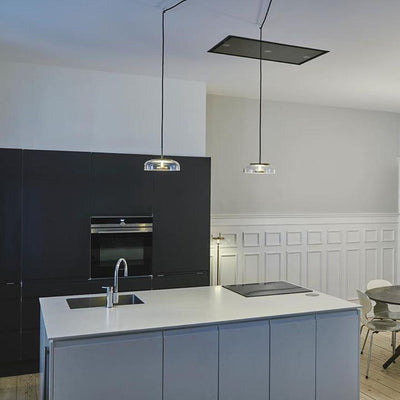 Solara Pendant Light – Elegant Brass & Glass LED Hanging Lamp