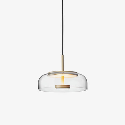 Solara Pendant Light – Elegant Brass & Glass LED Hanging Lamp