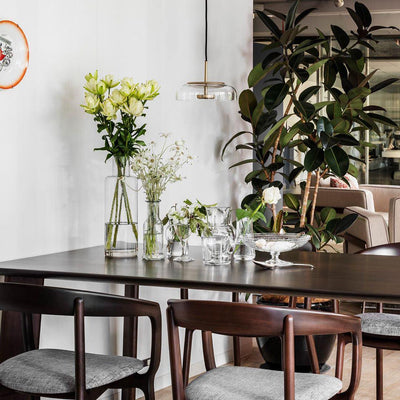 Solara Pendant Light – Elegant Brass & Glass LED Hanging Lamp