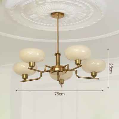 Bauhaus Medieval Ceiling Lamp – Retro Nordic LED Chandelier