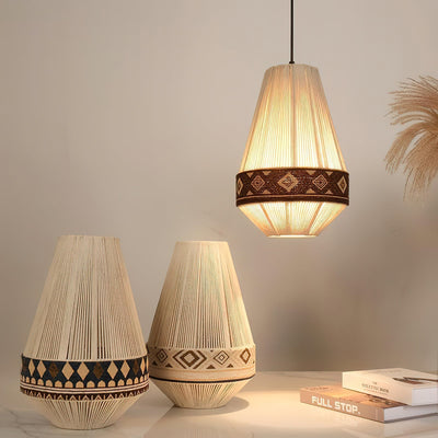 Bohemian Fringe Pendant Light – A Blend of Art and Elegance