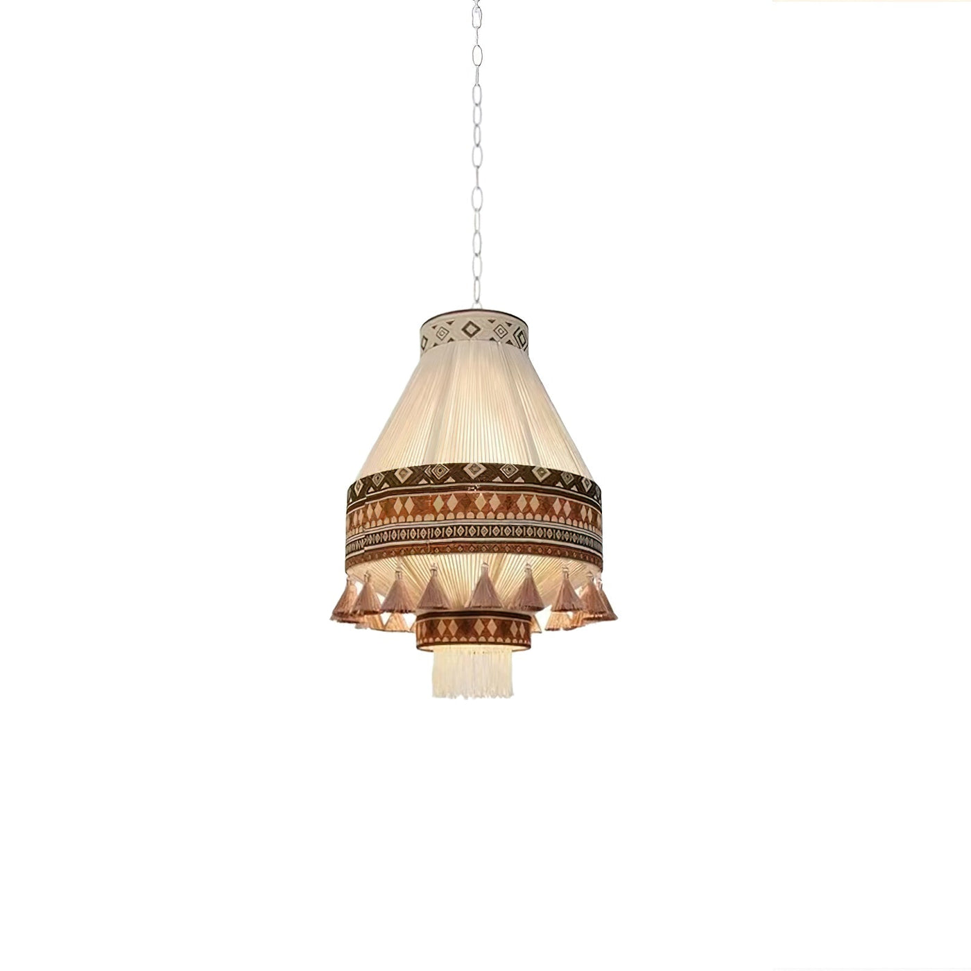 Bohemian Fringe Pendant Light – A Blend of Art and Elegance