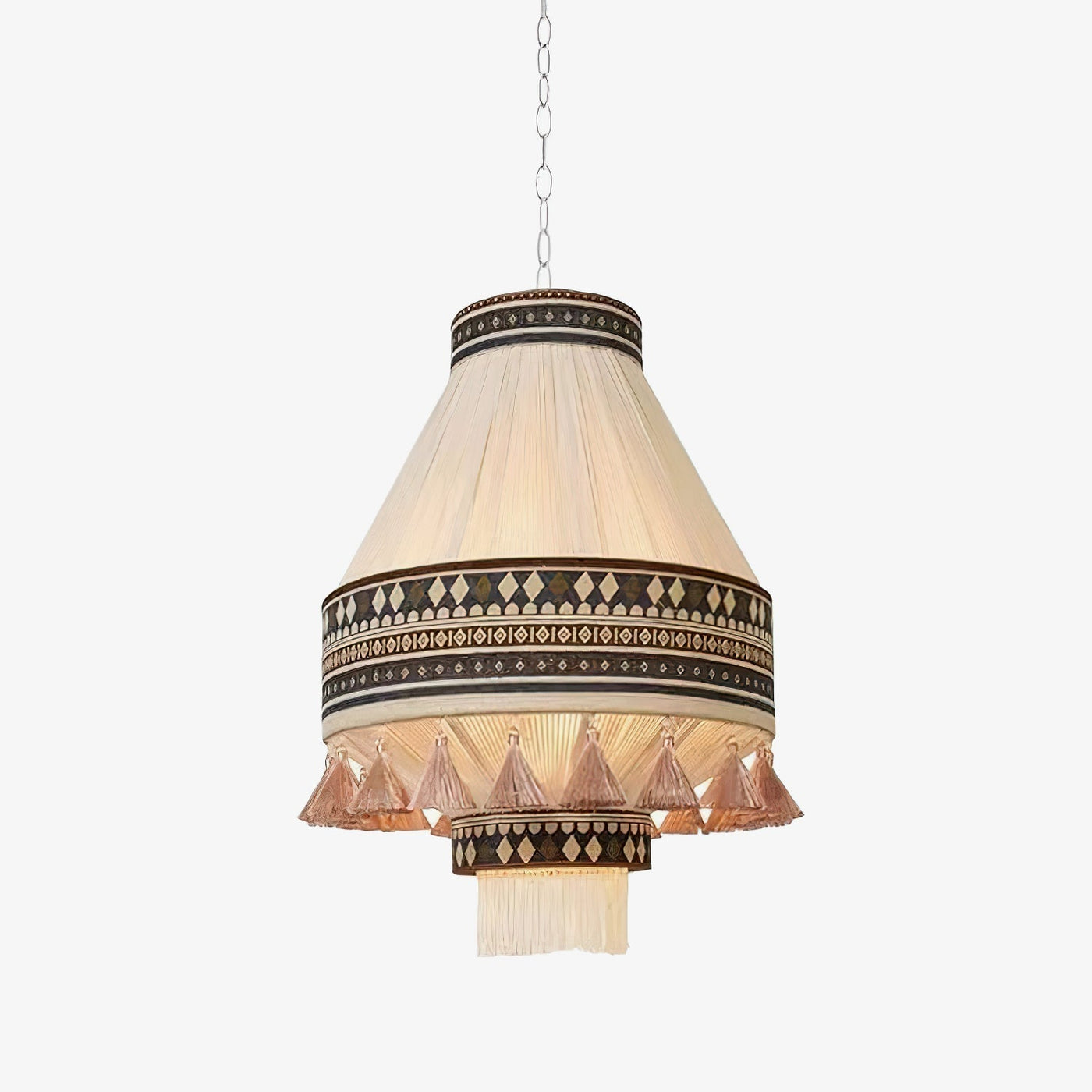 Bohemian Fringe Pendant Light – A Blend of Art and Elegance