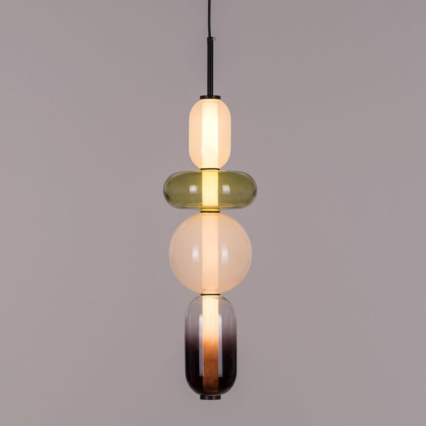 Kandiertes Glas Pendant Light – Vibrant LED Glass Fixture for a Stylish Interior