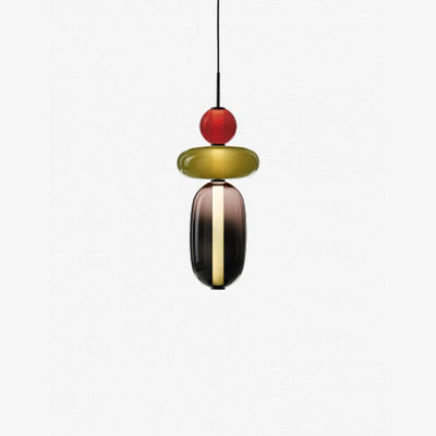 Kandiertes Glas Pendant Light – Vibrant LED Glass Fixture for a Stylish Interior