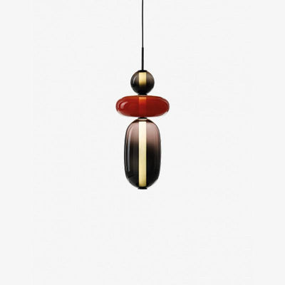 Kandiertes Glas Pendant Light – Vibrant LED Glass Fixture for a Stylish Interior
