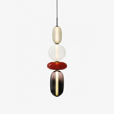Kandiertes Glas Pendant Light – Vibrant LED Glass Fixture for a Stylish Interior
