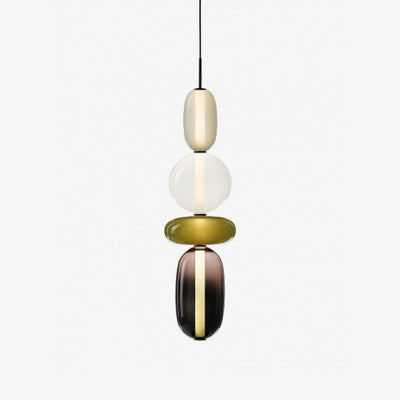 Kandiertes Glas Pendant Light – Vibrant LED Glass Fixture for a Stylish Interior