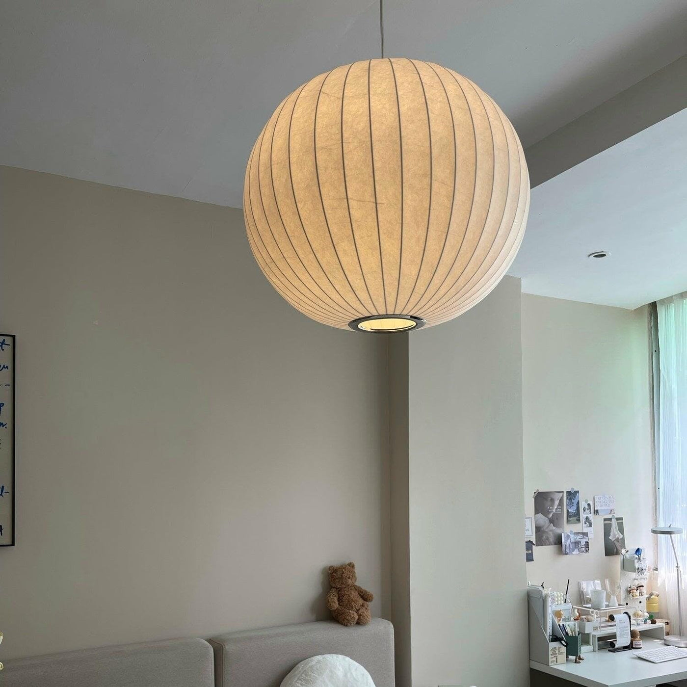 Nordic Wooden Pendant Light – Minimalist Scandinavian Design for Modern Homes