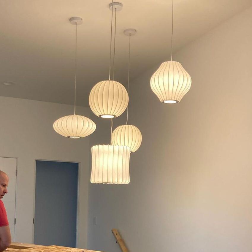 Nordic Harmony Pendant Light – Modern Wooden Ceiling Lamp for Sophisticated Interiors