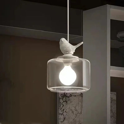Bird-Inspired Pendant Light – Whimsical Elegance with Warm Illumination