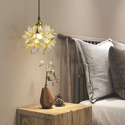 Capiz Shell Pendant Light – Handcrafted Elegance with Natural Translucence