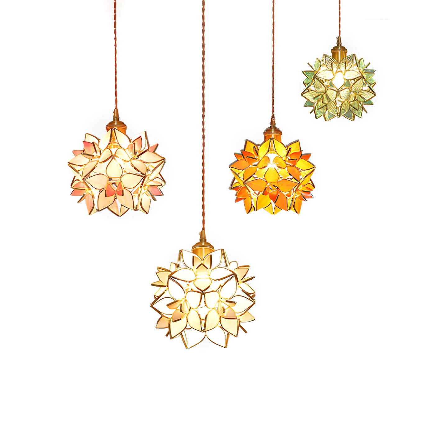 Capiz Shell Pendant Light – Handcrafted Elegance with Natural Translucence