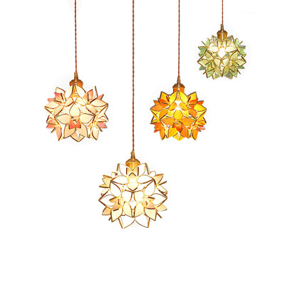 Capiz Shell Pendant Light – Handcrafted Elegance with Natural Translucence