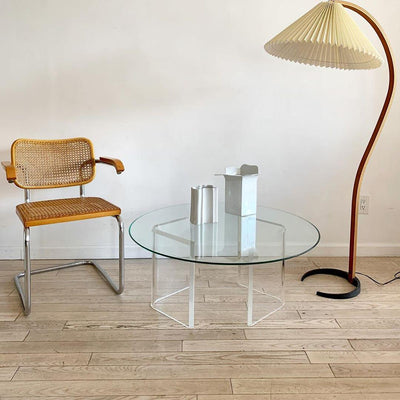 Caprani Floor Lamp – Scandinavian Design with Wood & Linen Shade