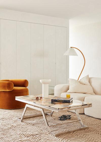 Caprani Floor Lamp – Scandinavian Design with Wood & Linen Shade