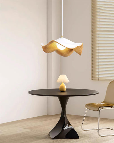 Casia Unique Pendant Light – Nature-Inspired Lotus Leaf Ceiling Lamp