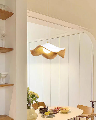 Casia Unique Pendant Light – Nature-Inspired Lotus Leaf Ceiling Lamp