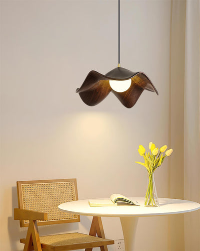Casia Unique Pendant Light – Nature-Inspired Lotus Leaf Ceiling Lamp