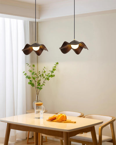 Casia Unique Pendant Light – Nature-Inspired Lotus Leaf Ceiling Lamp