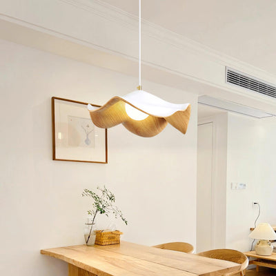 Casia Unique Pendant Light – Nature-Inspired Lotus Leaf Ceiling Lamp