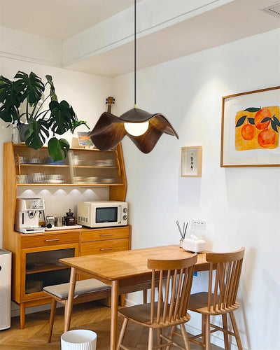Casia Unique Pendant Light – Nature-Inspired Lotus Leaf Ceiling Lamp