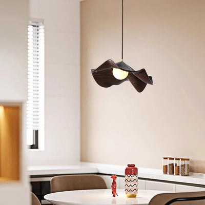 Casia Unique Pendant Light – Nature-Inspired Lotus Leaf Ceiling Lamp