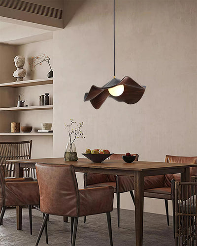 Casia Unique Pendant Light – Nature-Inspired Lotus Leaf Ceiling Lamp