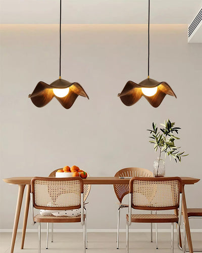 Casia Unique Pendant Light – Nature-Inspired Lotus Leaf Ceiling Lamp