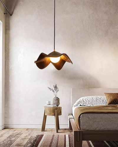 Casia Unique Pendant Light – Nature-Inspired Lotus Leaf Ceiling Lamp