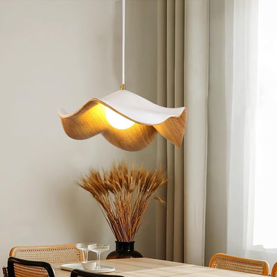 Casia Unique Pendant Light – Nature-Inspired Lotus Leaf Ceiling Lamp