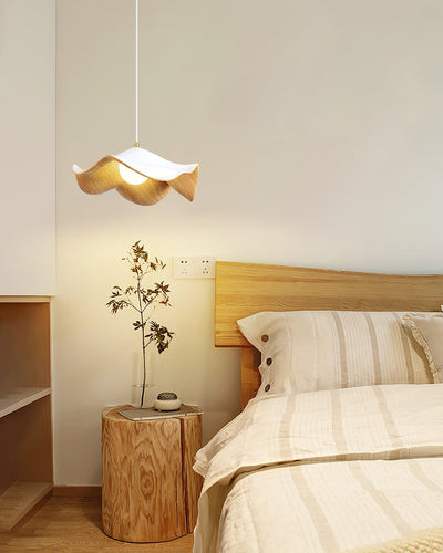 Casia Unique Pendant Light – Nature-Inspired Lotus Leaf Ceiling Lamp