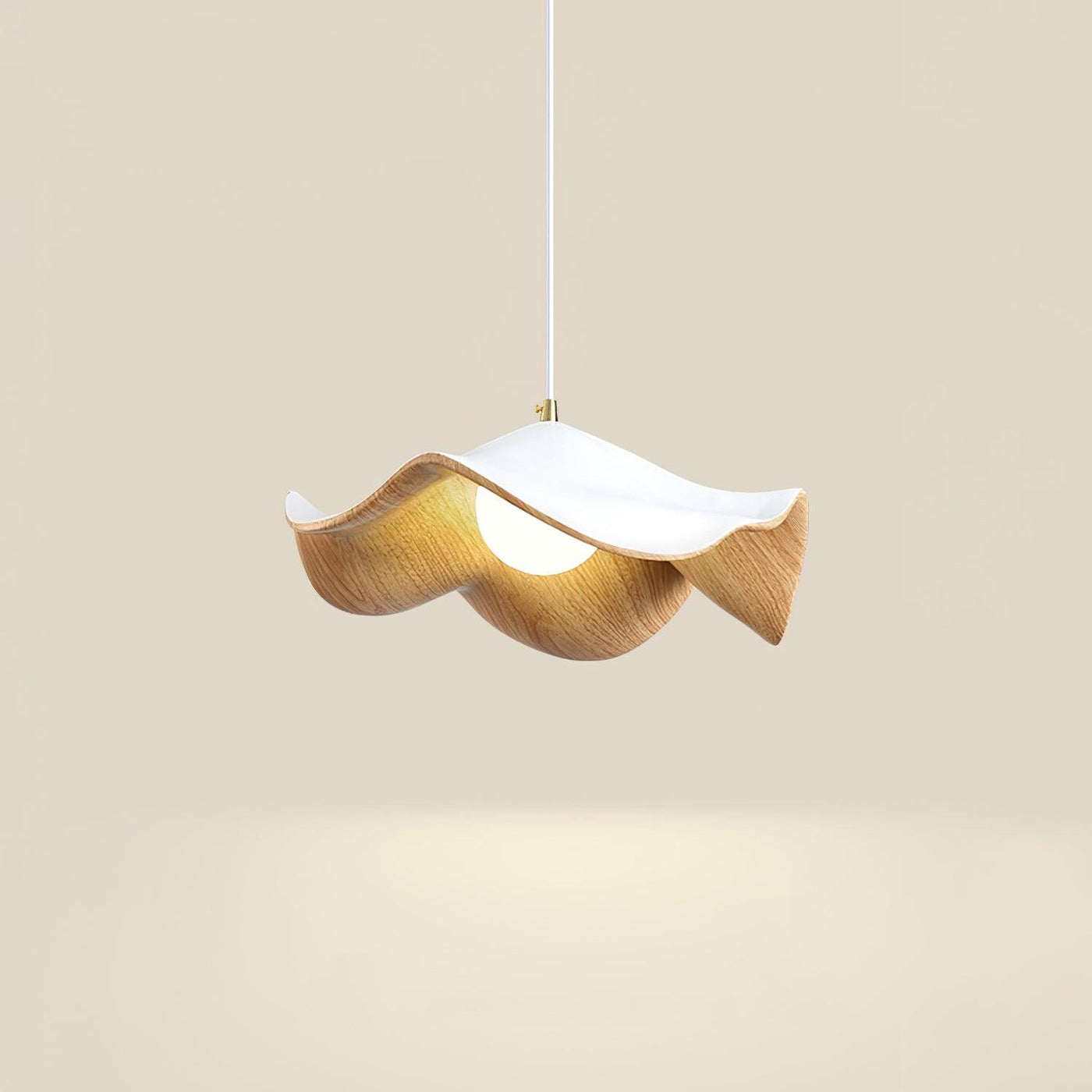 Casia Unique Pendant Light – Nature-Inspired Lotus Leaf Ceiling Lamp