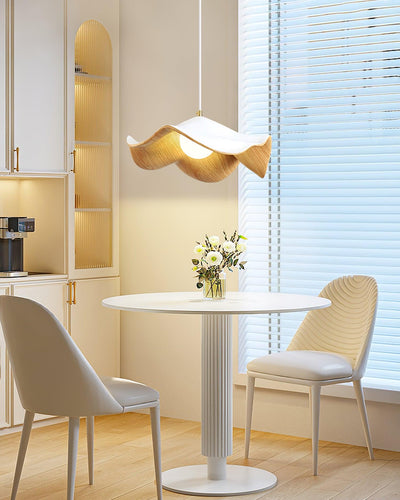Casia Unique Pendant Light – Nature-Inspired Lotus Leaf Ceiling Lamp